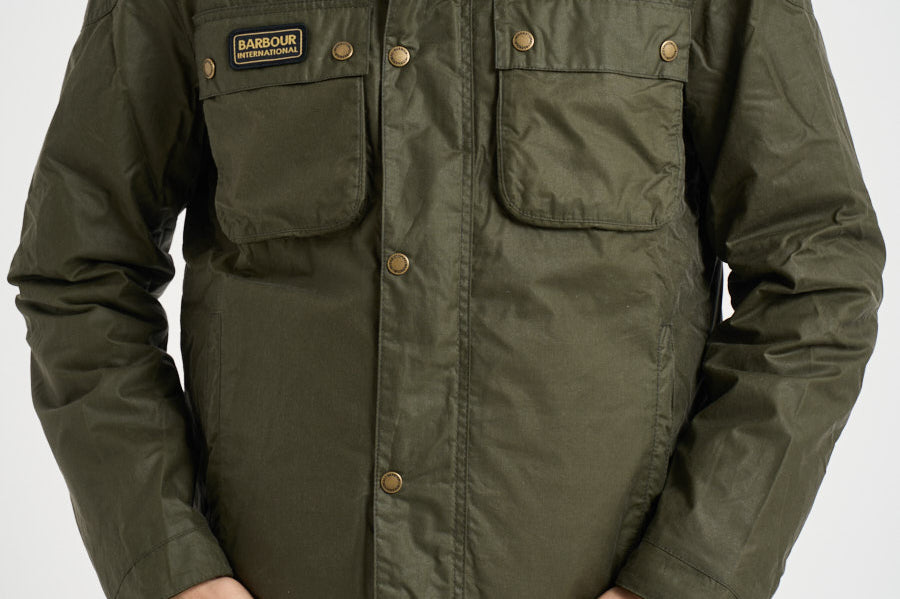 Giacca uomo Merton verde MWX2601 OL54 BARBOUR INTERNATIONAL 