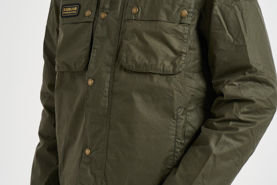 Giacca uomo Merton verde MWX2601 OL54 BARBOUR INTERNATIONAL 