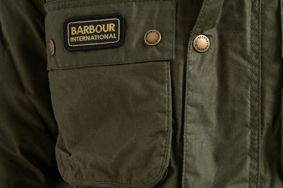 Giacca uomo Merton verde MWX2601 OL54 BARBOUR INTERNATIONAL 