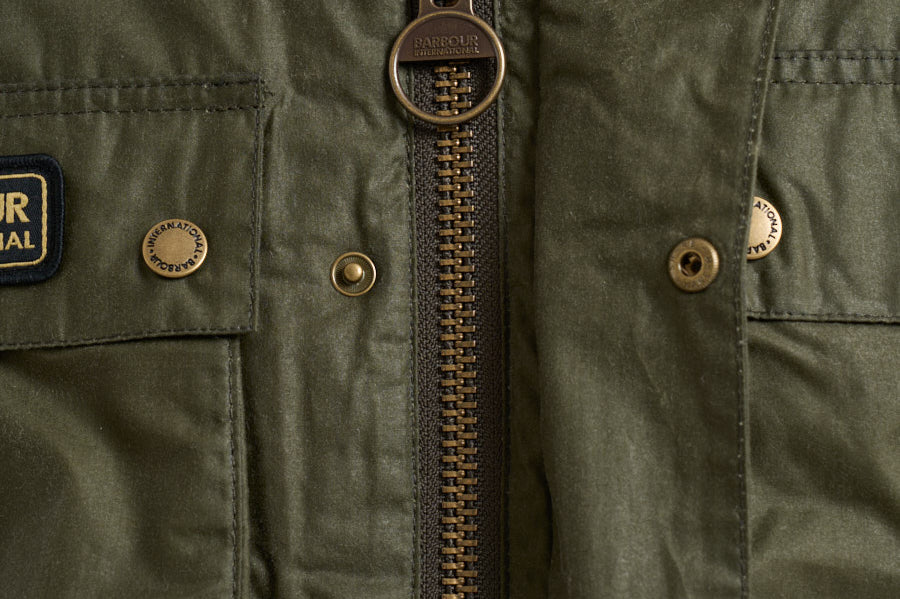 Giacca uomo Merton verde MWX2601 OL54 BARBOUR INTERNATIONAL 
