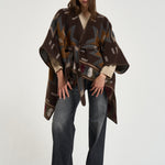 Mantella donna stampa navaho multicolor S1212 2800286 BAZAR DELUXE 