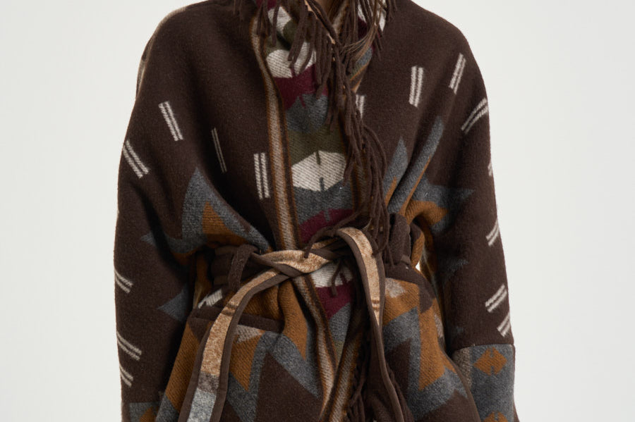 Cappa donna fantasia navaho multicolor S1250 2800286 BAZAR DELUXE 