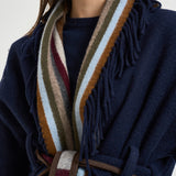 Cappa donna fantasia navaho blu navy S1250 2800288 BAZAR DELUXE 