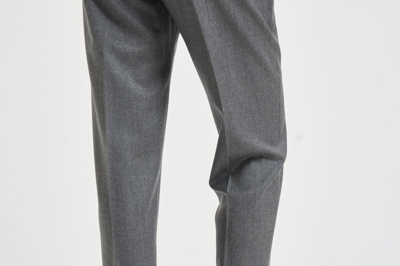Pantaloni donna con elastico sul retro grigio chiaro ALICIA LONG ZG1202XMID GREY BERWICH 