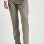 Pantalone uomo sartoriale tortora BARBER VB8996DESERT BERWICH 