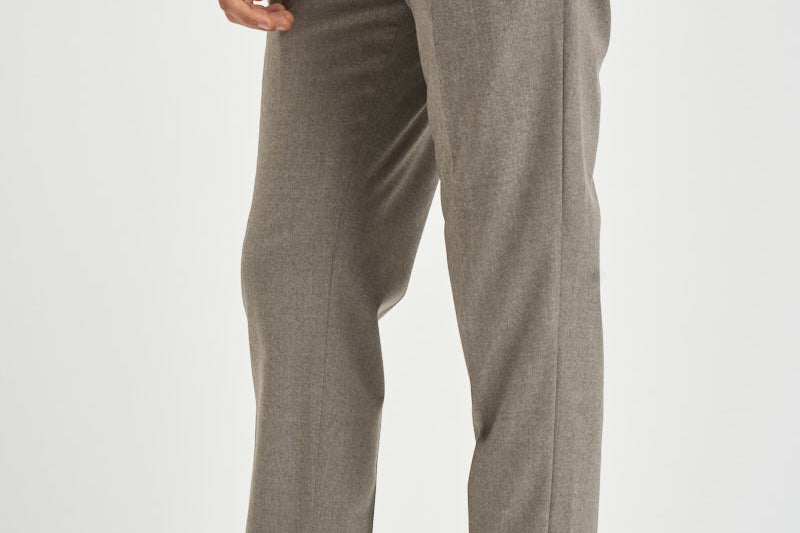 Pantalone uomo sartoriale tortora BARBER VB8996DESERT BERWICH 