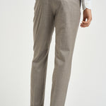 Pantalone uomo sartoriale tortora BARBER VB8996DESERT BERWICH 