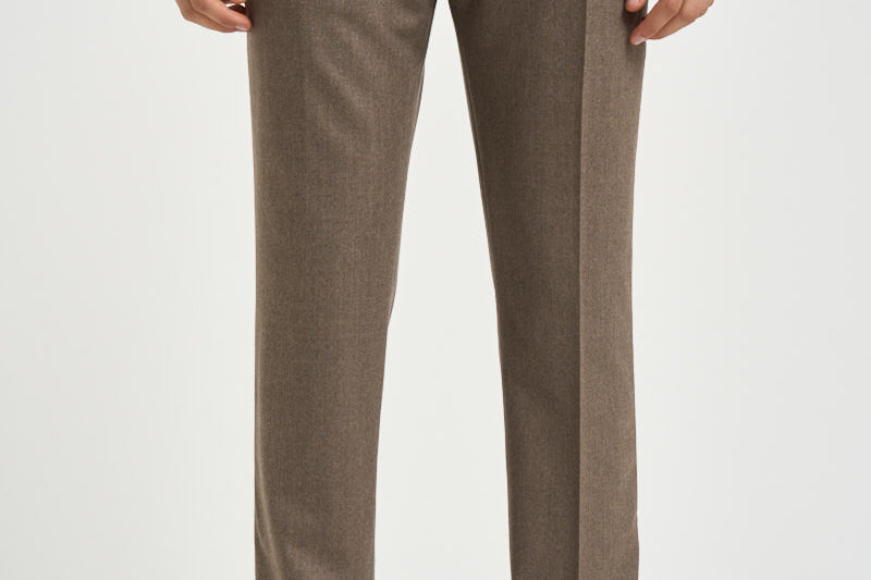 Pantalone uomo sartoriale beige BARBER VB8996DK BEIGE BERWICH 