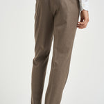 Pantalone uomo sartoriale beige BARBER VB8996DK BEIGE BERWICH 