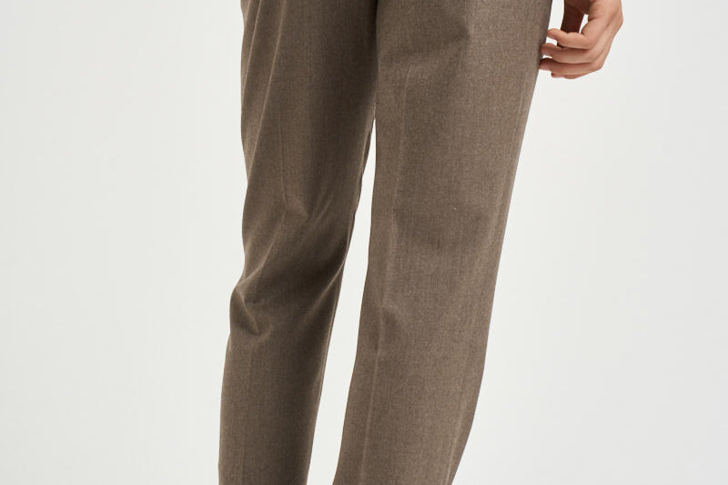 Pantalone uomo sartoriale beige BARBER VB8996DK BEIGE BERWICH 