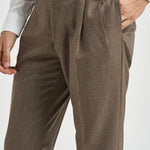 Pantalone uomo sartoriale beige BARBER VB8996DK BEIGE BERWICH 