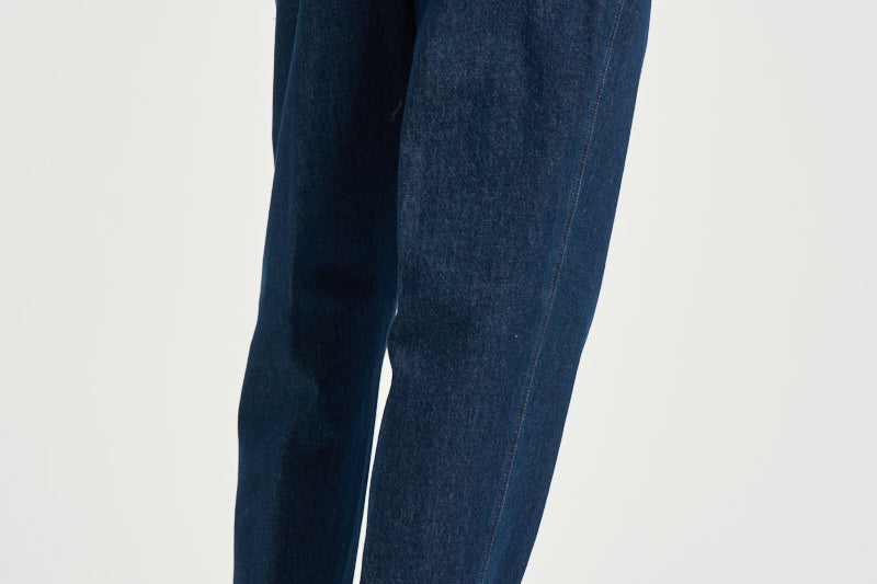 Pantalone uomo con pinces blu denim CHIAIAJ KK1002SW BERWICH 