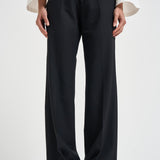 Pantaloni donna a palazzo neri PATRIZIA BE1330XBLACK BERWICH 