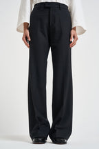 Pantaloni donna a palazzo neri PATRIZIA BE1330XBLACK BERWICH 