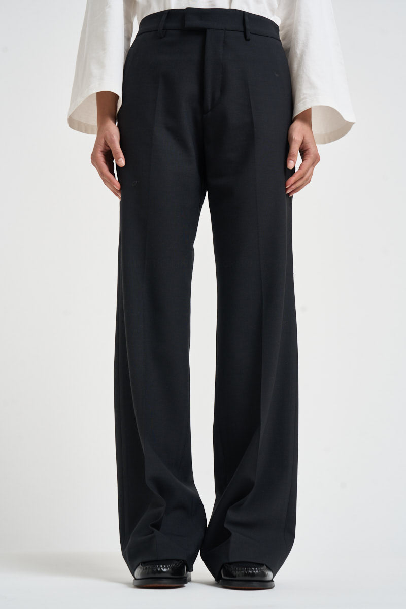 Pantaloni donna a palazzo neri PATRIZIA BE1330XBLACK BERWICH 