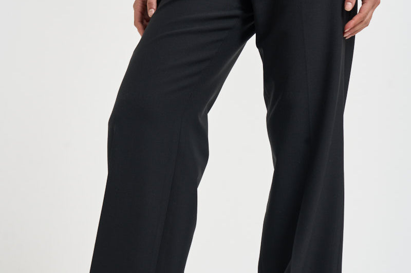 Pantaloni donna a palazzo neri PATRIZIA BE1330XBLACK BERWICH 