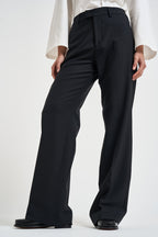 Pantaloni donna a palazzo neri PATRIZIA BE1330XBLACK BERWICH 