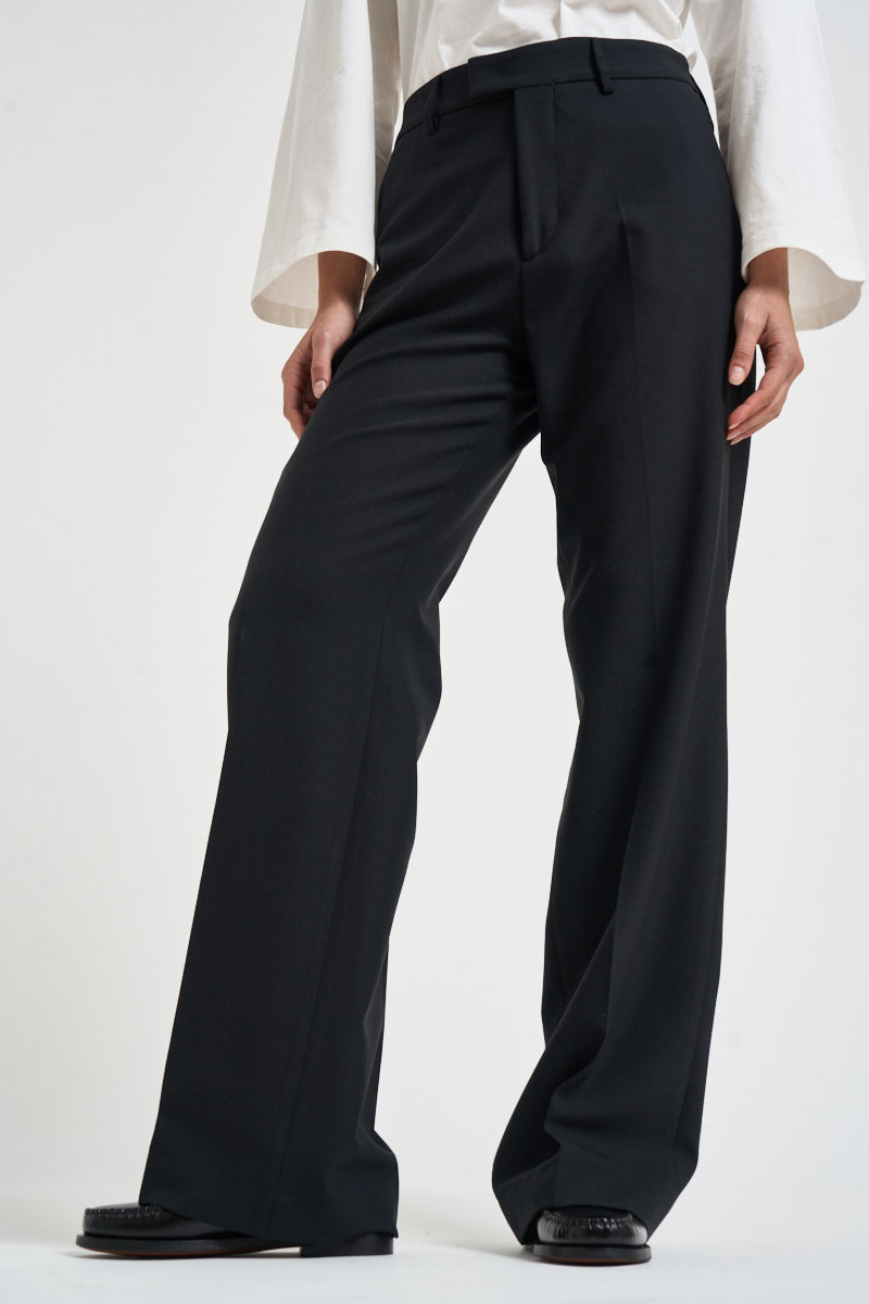 Pantaloni donna a palazzo neri PATRIZIA BE1330XBLACK BERWICH 