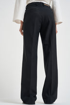Pantaloni donna a palazzo neri PATRIZIA BE1330XBLACK BERWICH 