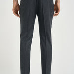 Pantalone uomo con pinces grigio scuro RETRO RD5470DKGREY BERWICH 