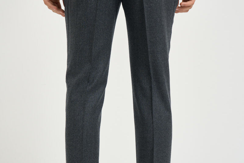 Pantalone uomo con pinces grigio scuro RETRO RD5470DKGREY BERWICH 