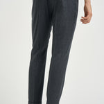 Pantalone uomo con pinces grigio scuro RETRO RD5470DKGREY BERWICH 
