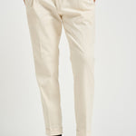 Pantalone uomo dritto panna RETRO TS1620XWHITE BERWICH 