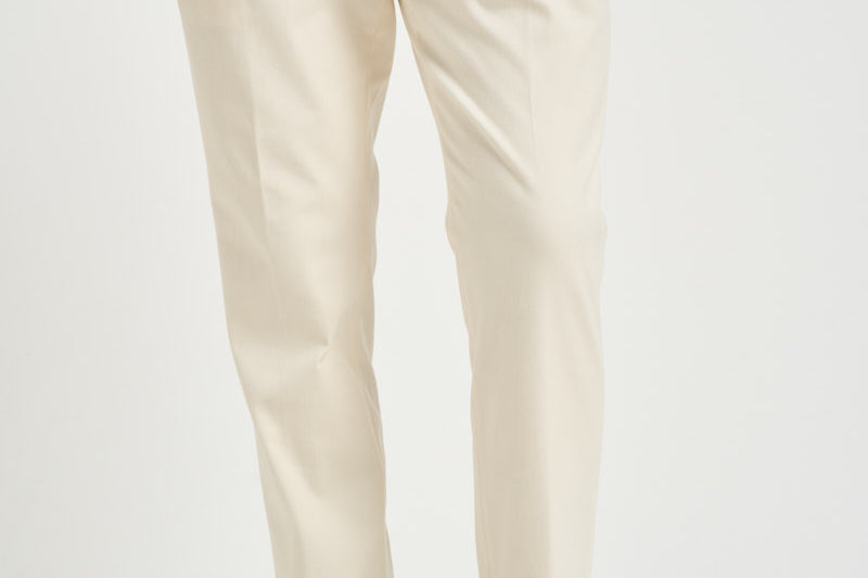 Pantalone uomo dritto panna RETRO TS1620XWHITE BERWICH 