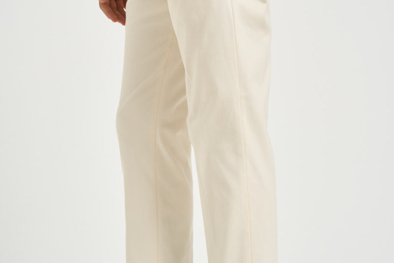 Pantalone uomo dritto panna RETRO TS1620XWHITE BERWICH 