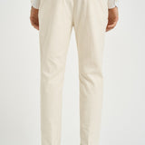 Pantalone uomo dritto panna RETRO TS1620XWHITE BERWICH 