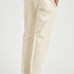 Pantalone uomo dritto panna RETRO TS1620XWHITE BERWICH 