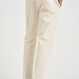 Pantalone uomo dritto panna RETRO TS1620XWHITE BERWICH 