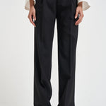 Pantaloni donna con bottoni laterali neri SIMONA BE1330XBLACK BERWICH 
