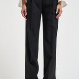 Pantaloni donna con bottoni laterali neri SIMONA BE1330XBLACK BERWICH 