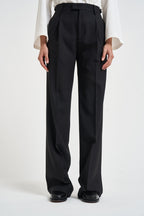 Pantaloni donna con bottoni laterali neri SIMONA BE1330XBLACK BERWICH 