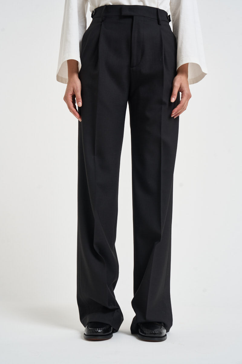 Pantaloni donna con bottoni laterali neri SIMONA BE1330XBLACK BERWICH 