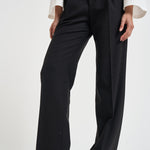 Pantaloni donna con bottoni laterali neri SIMONA BE1330XBLACK BERWICH 
