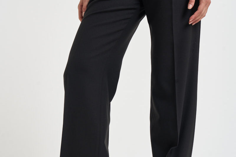 Pantaloni donna con bottoni laterali neri SIMONA BE1330XBLACK BERWICH 
