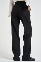 Pantaloni donna con bottoni laterali neri SIMONA BE1330XBLACK BERWICH 