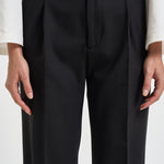 Pantaloni donna con bottoni laterali neri SIMONA BE1330XBLACK BERWICH 