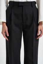 Pantaloni donna con bottoni laterali neri SIMONA BE1330XBLACK BERWICH 