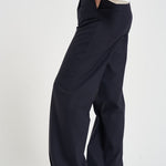 Pantaloni donna con bottoni laterali blu notte SIMONA BE1330XNAVY BERWICH 