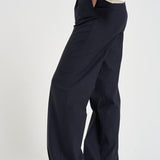 Pantaloni donna con bottoni laterali blu notte SIMONA BE1330XNAVY BERWICH 