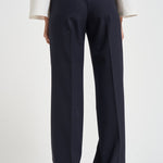 Pantaloni donna con bottoni laterali blu notte SIMONA BE1330XNAVY BERWICH 