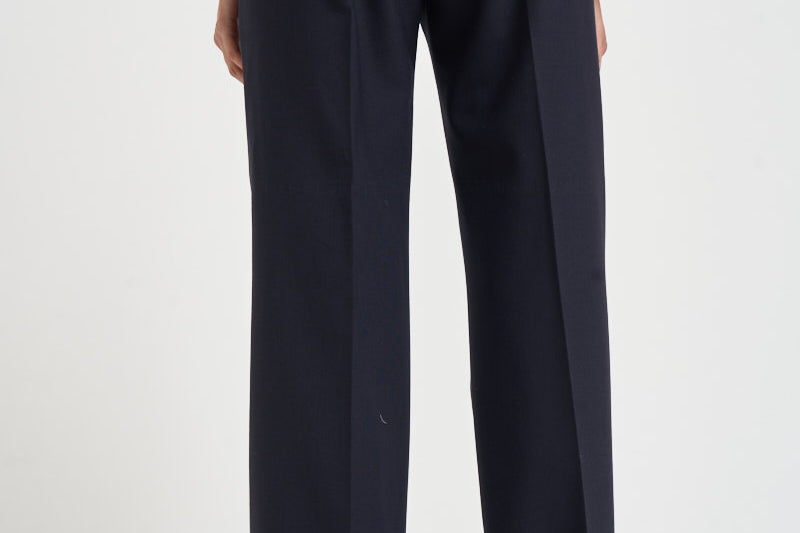 Pantaloni donna con bottoni laterali blu notte SIMONA BE1330XNAVY BERWICH 
