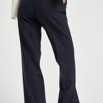 Pantaloni donna con bottoni laterali blu notte SIMONA BE1330XNAVY BERWICH 