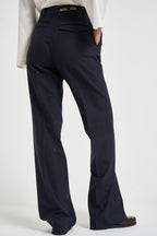Pantaloni donna con bottoni laterali blu notte SIMONA BE1330XNAVY BERWICH 