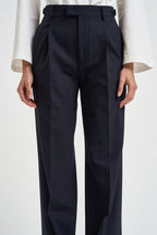 Pantaloni donna con bottoni laterali blu notte SIMONA BE1330XNAVY BERWICH 
