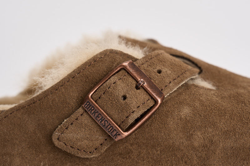 Scarpa donna Boston Shearling marrone dark tea 1032432 DARK TEE BIRKENSTOCK 