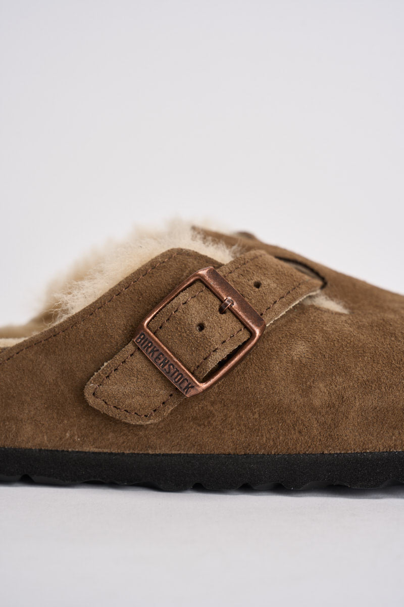 Scarpa donna Boston Shearling marrone dark tea 1032432 DARK TEE BIRKENSTOCK 